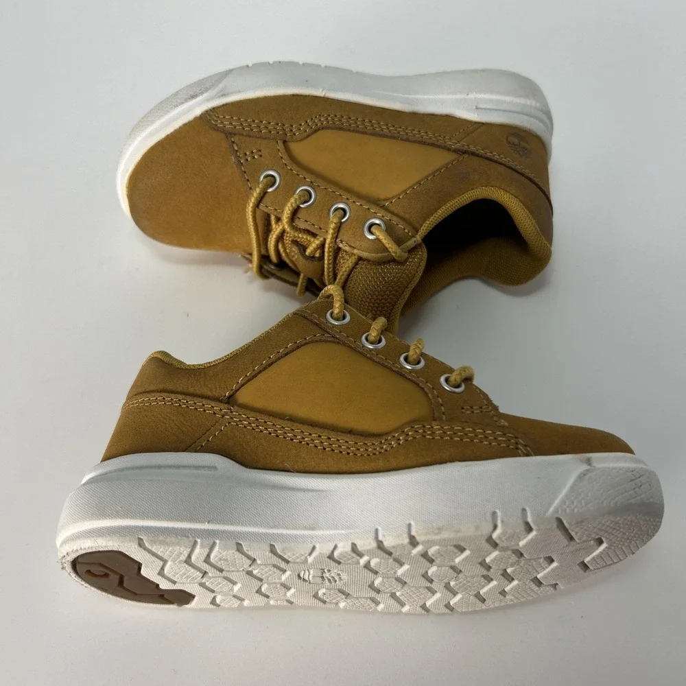 Timberland‎ Toddler Allston Lace Up Sneakers Toddler Size 7 Wheat Nubuck Leather
